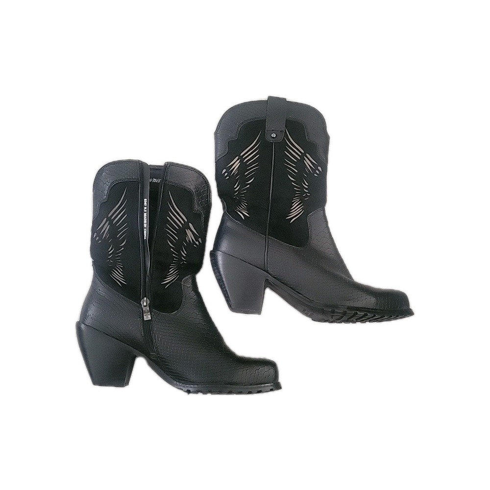 Ride Tecs Women's Fur Sided Cowgirl Boots 9.5 Designer Western Luxury Comfort‎